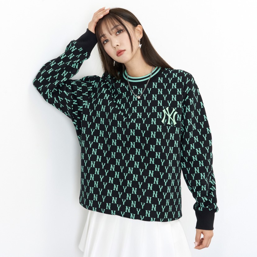 Áo Sweater MLB Viền Cổ