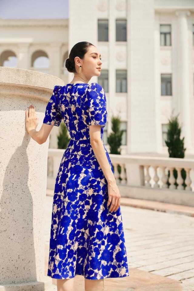 Đầm Gấm Mỏng Vero Moda
