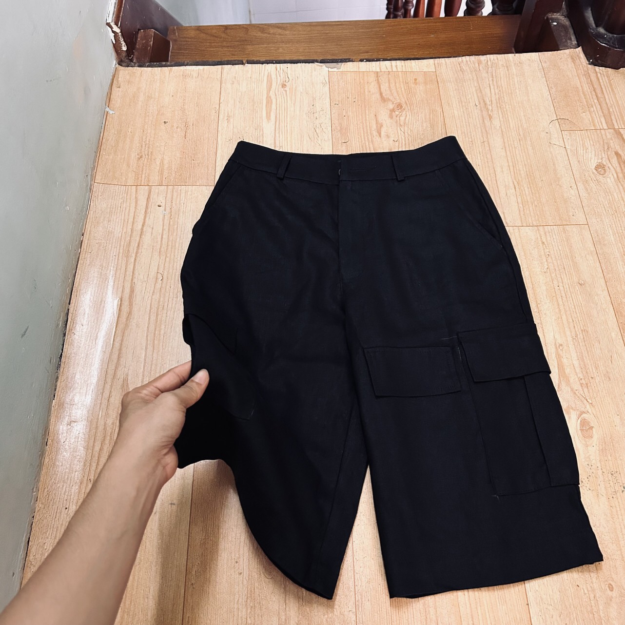 Quần Cargo Linen Zara