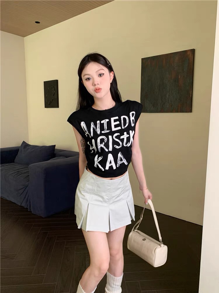 Chân Váy Ngắn Xếp Ly Zara