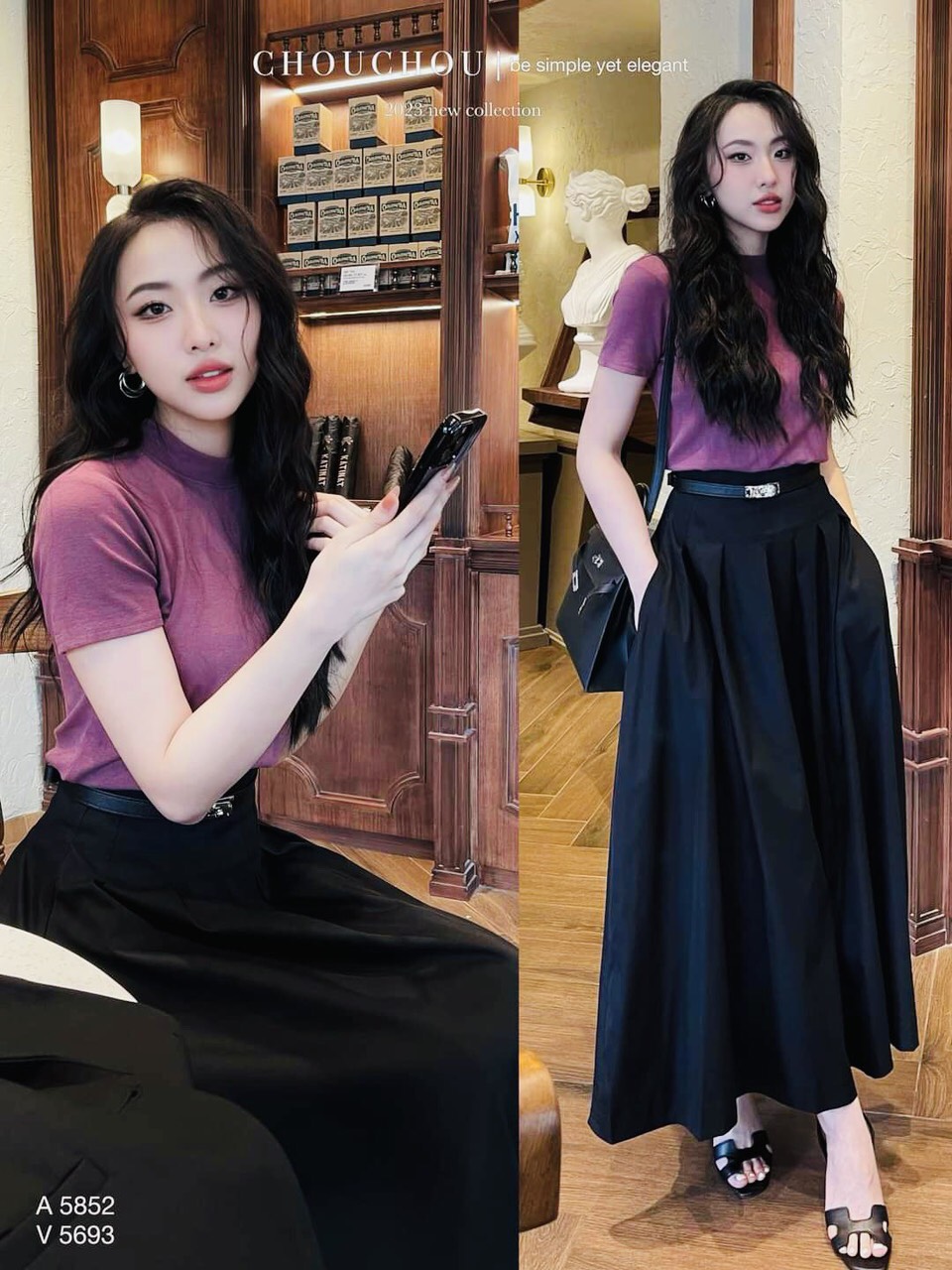 Cách mix đồ với chân váy đen xòe duyên dáng giúp nàng tỏa sáng - Thời trang  - Việt Giải Trí