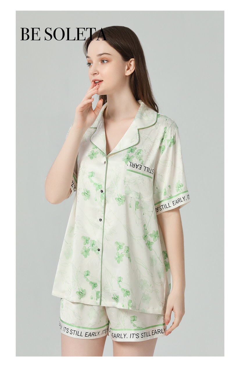 Bộ Pijama Ngắn Tay Be Soleta