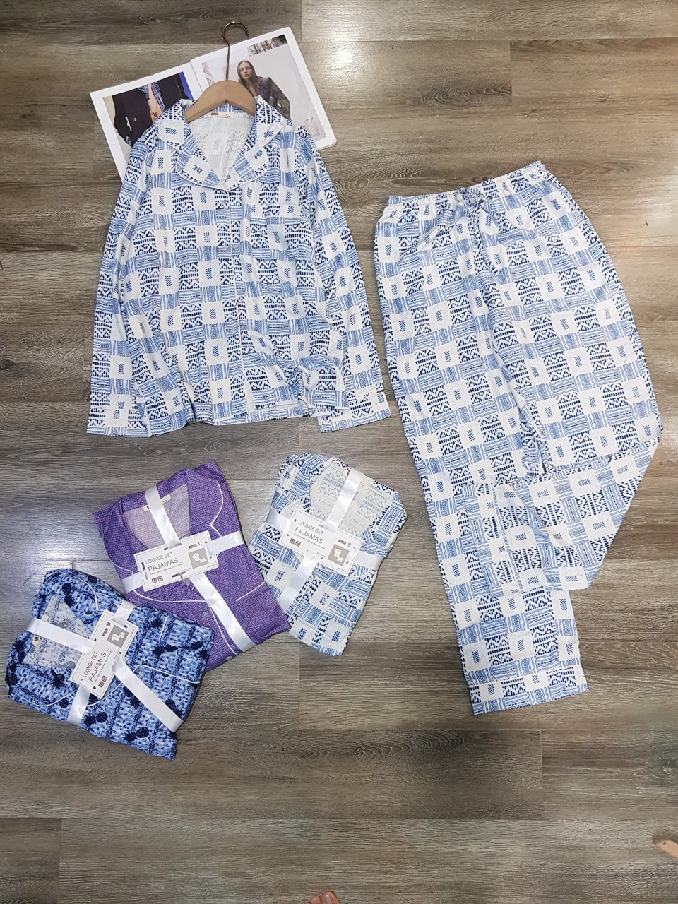 Bộ Pijama Dài Tay Uniqlo