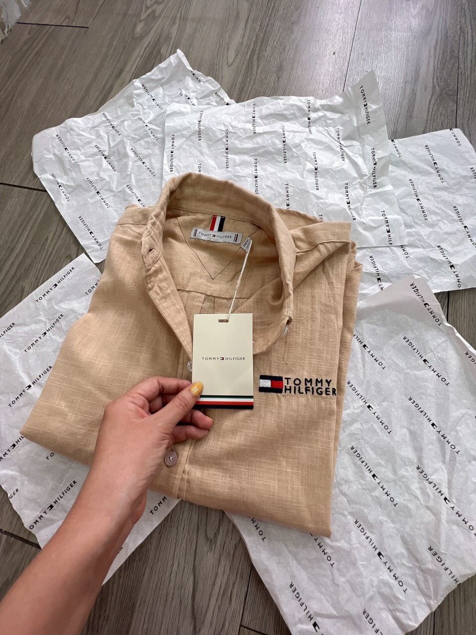 Áo Sơ Mi Linen Tommy