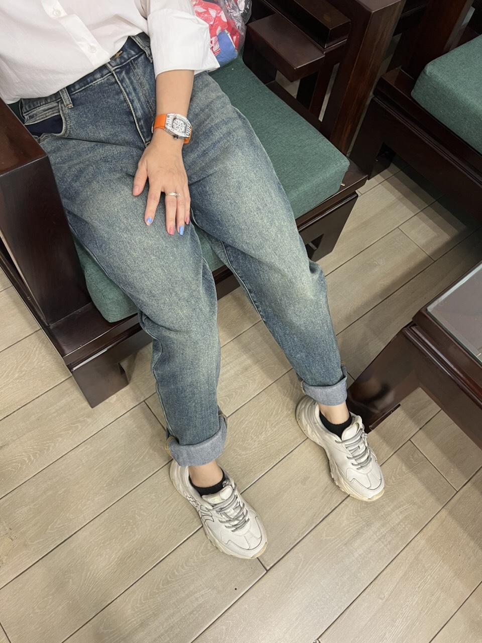 Quần Jean Baggy Lưng Thun Astyle & Co