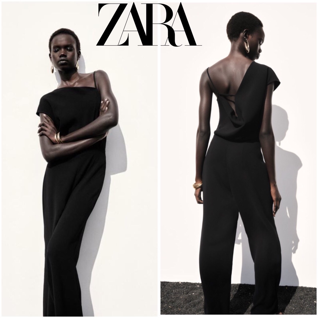 Jumpsuit Lệch Vai ZR