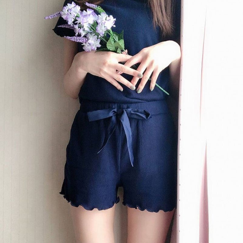 Bộ Áo Và Quần Thun Gân Gu