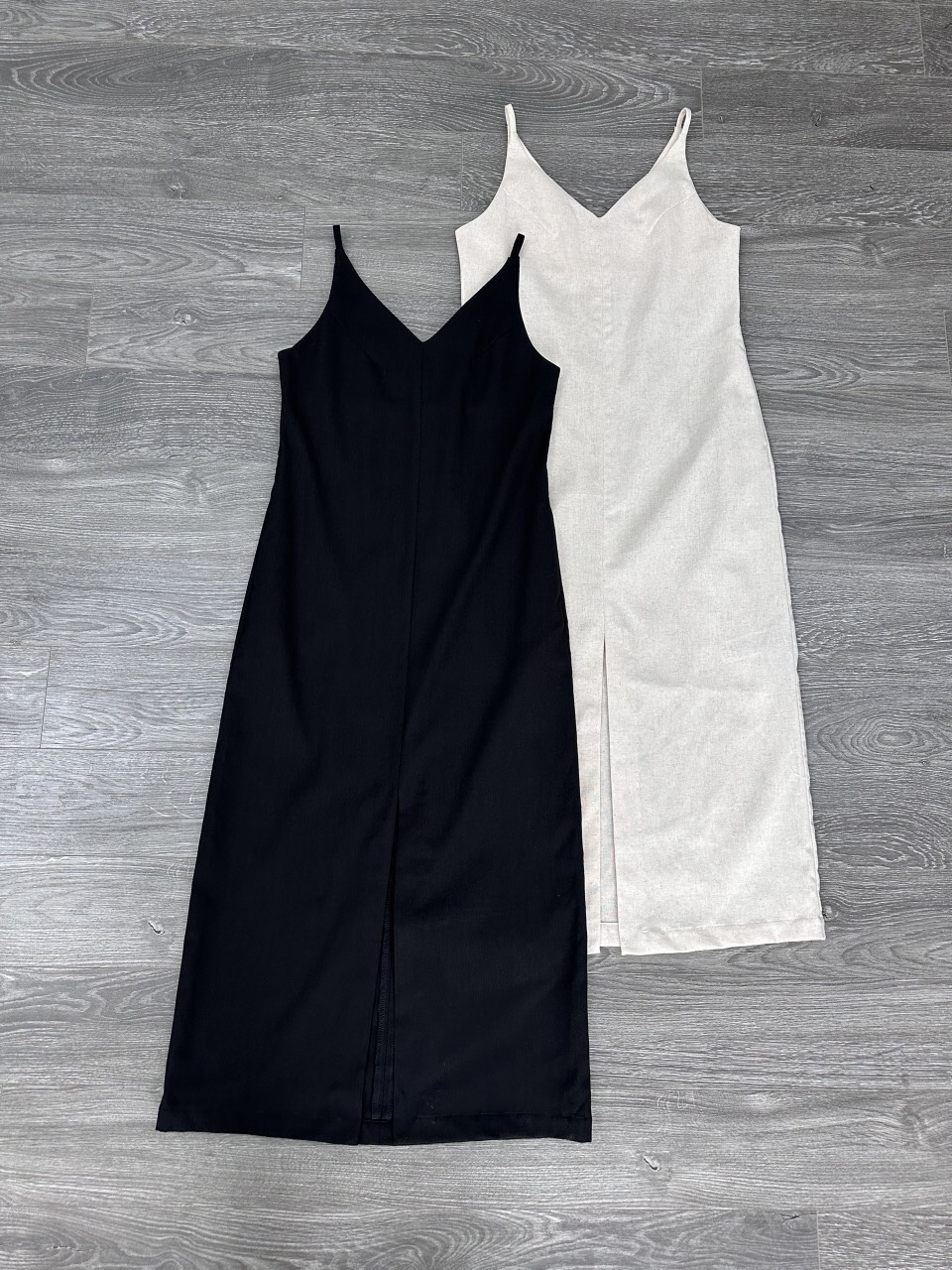 Đầm 2 Dây Linen Mango