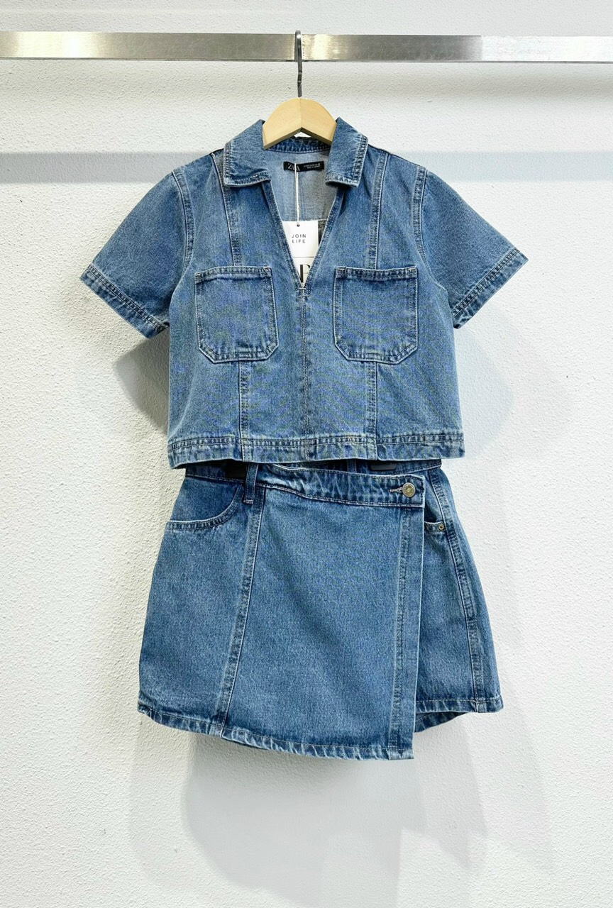 Sét Áo Và Quần Giả Váy Zara