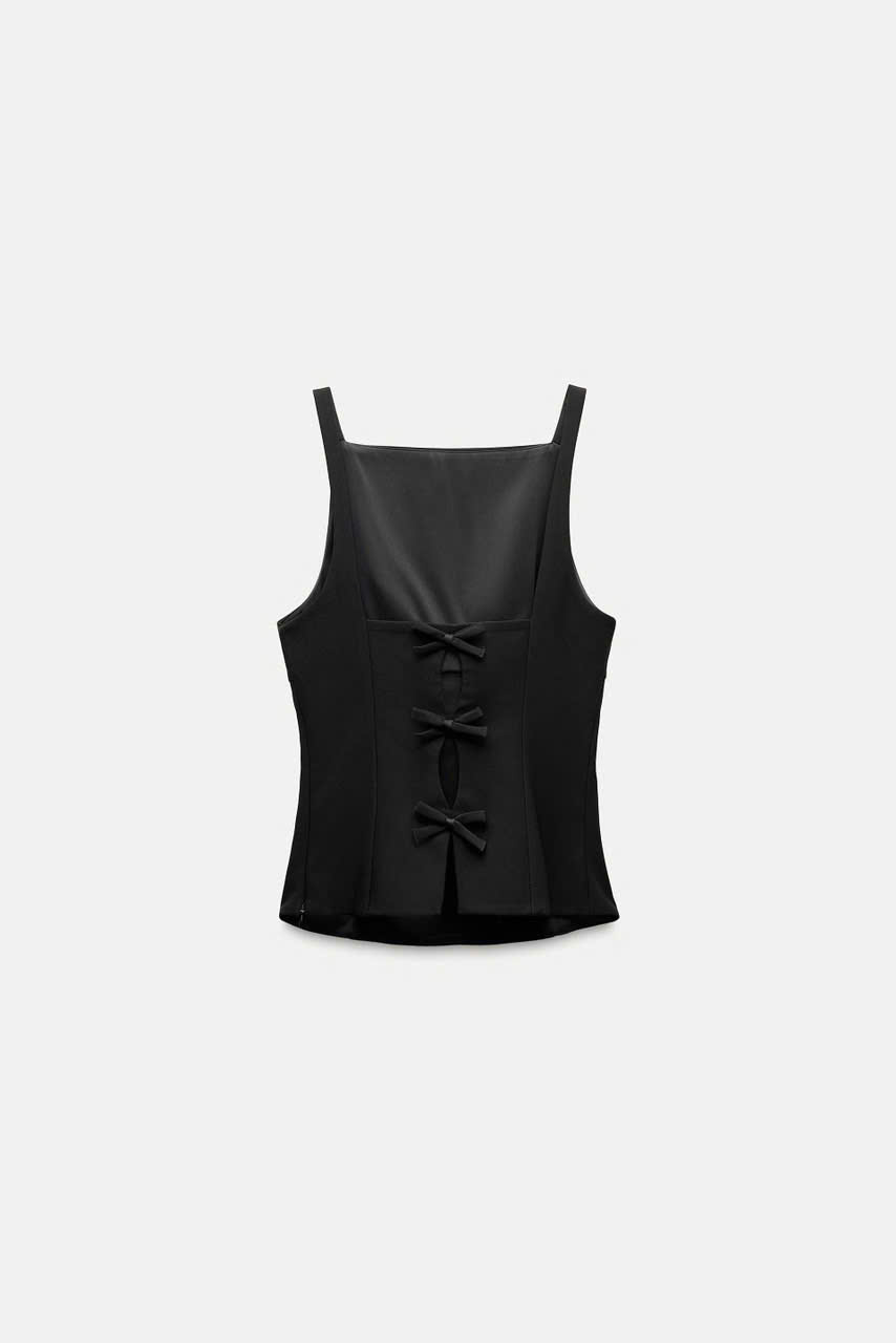 Áo sát nách Nơ Lưng ZR