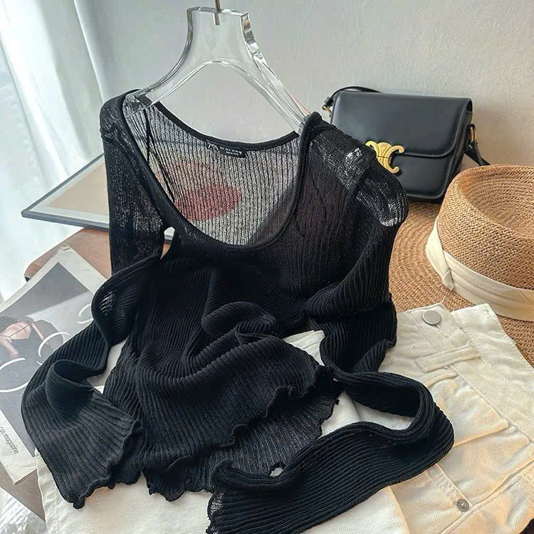 Áo Lưới Đen tay dài ZR