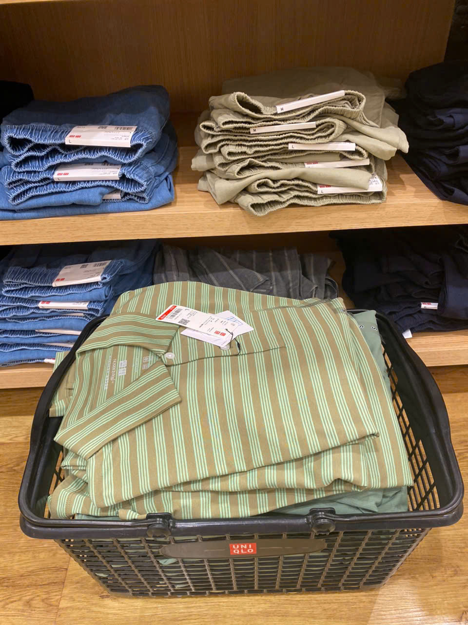 Áo Polo Nam Kẻ Ngang UNI