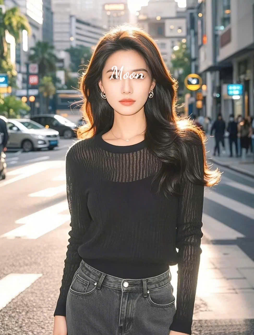 Áo Len Lưới Tay Dài UNI