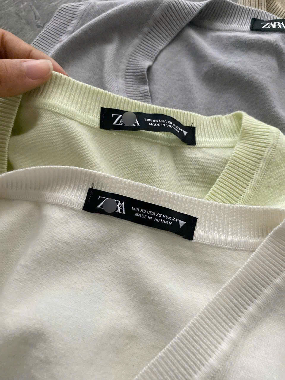 Áo Dệt Kim Gile Zara