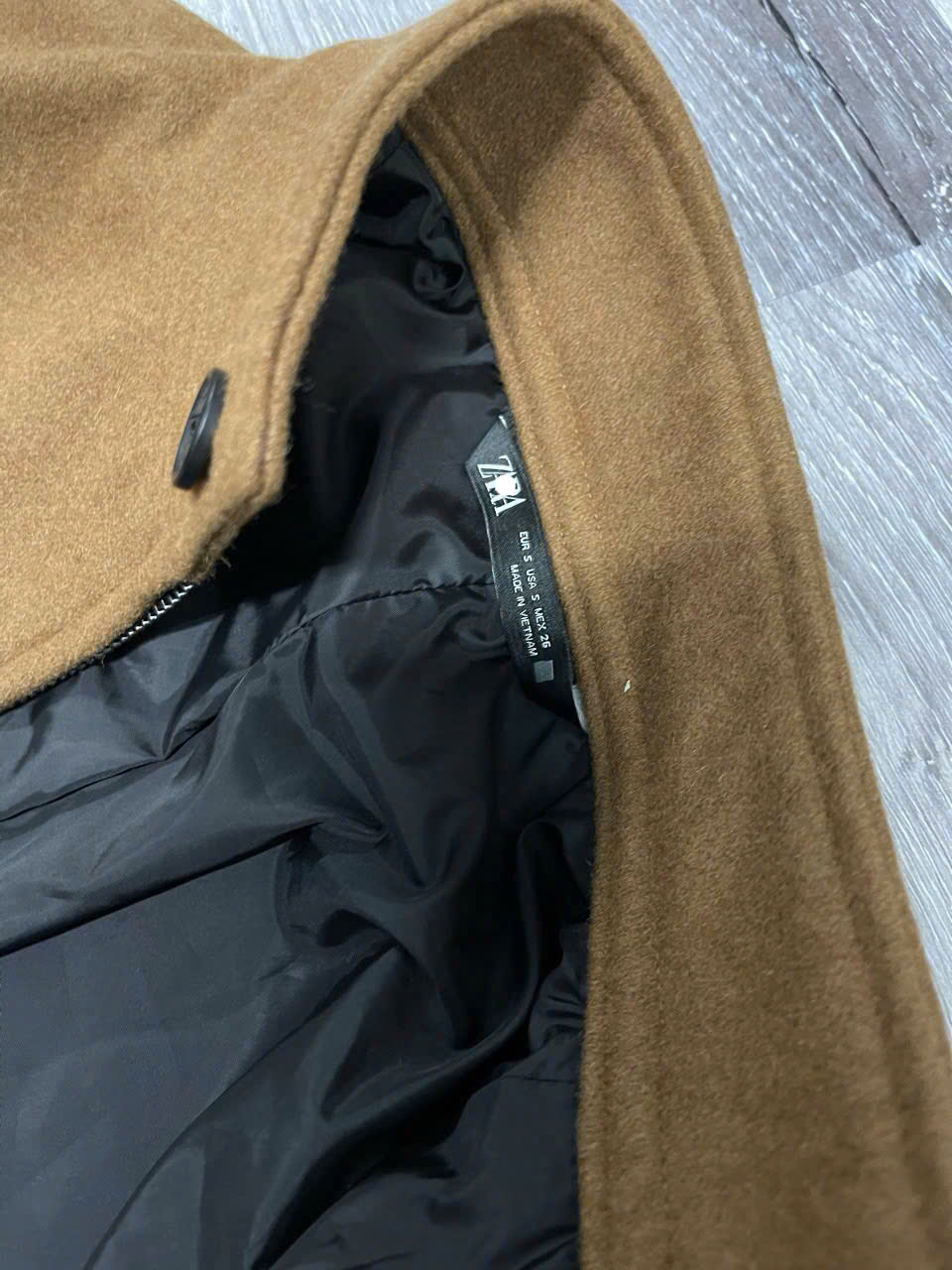 Áo Jacket Nam Zara Vàng Bò