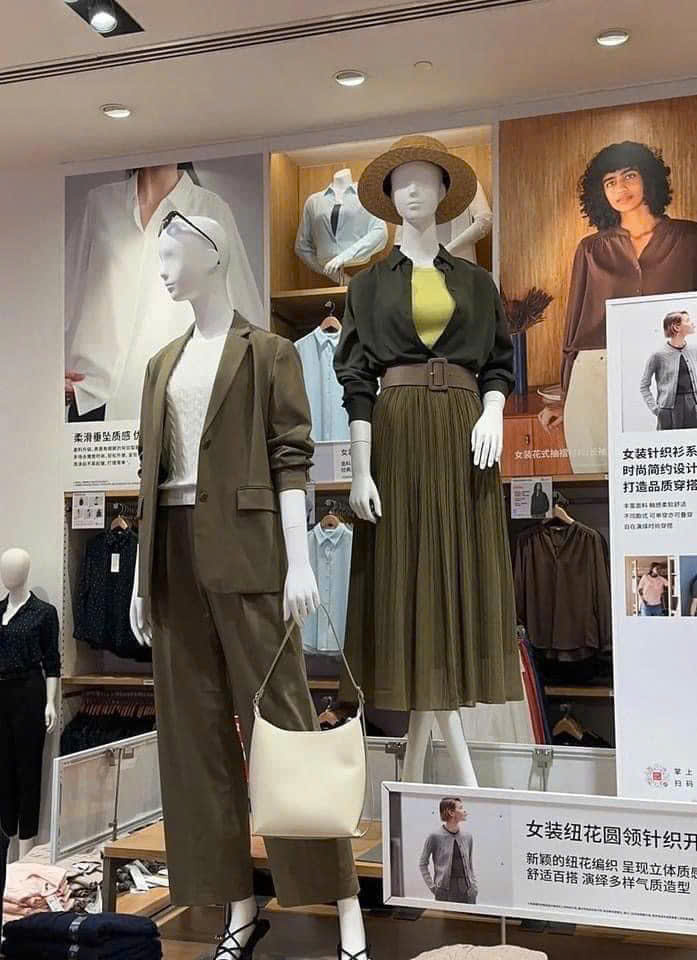 Túi Uniqlo Trắng kem