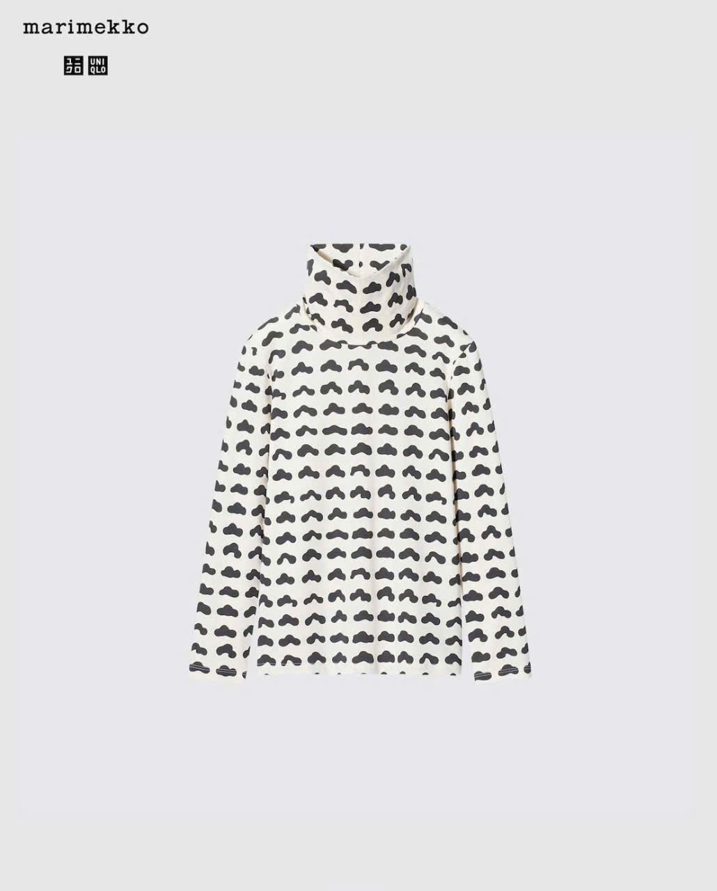 Áo Thun Cổ Lọ Marimekko Uniqlo