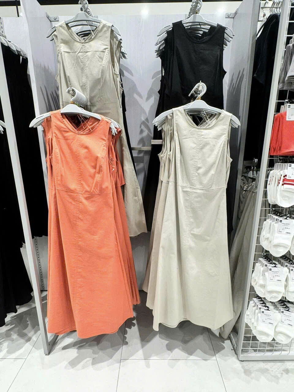 Đầm Linen Gu Khoét Lưng