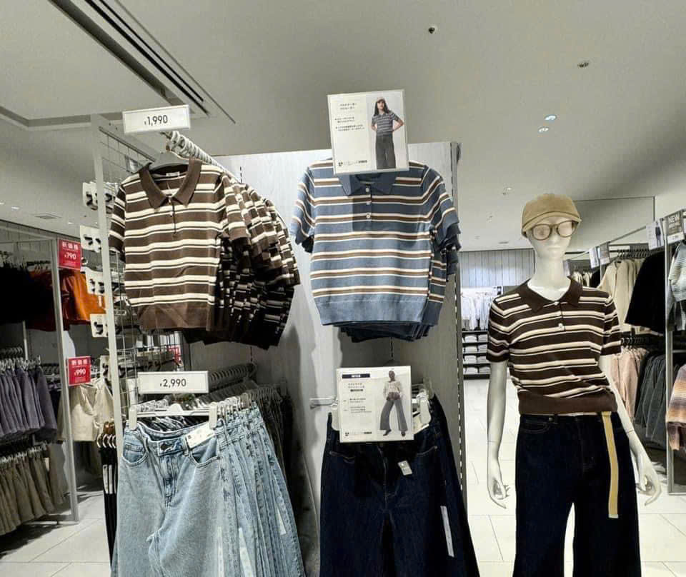 Áo Polo Dệt Kim GU