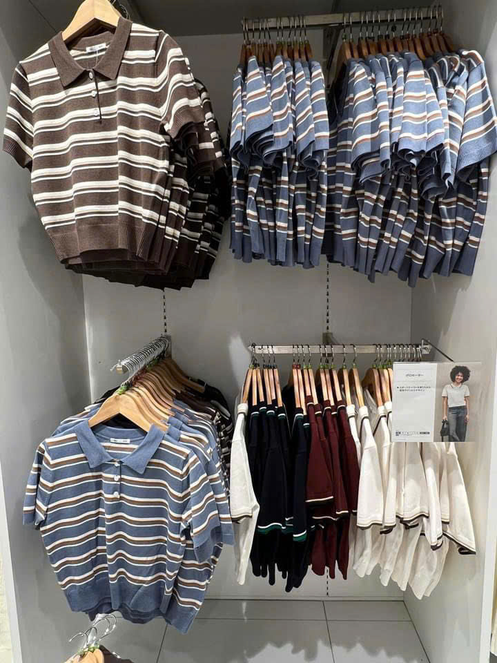 Áo Polo Dệt Kim GU