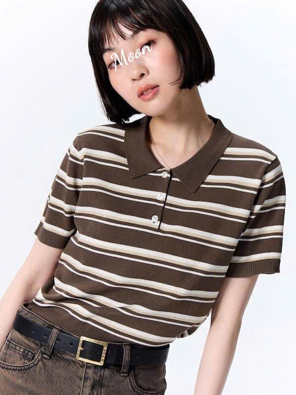 Áo Polo Dệt Kim GU