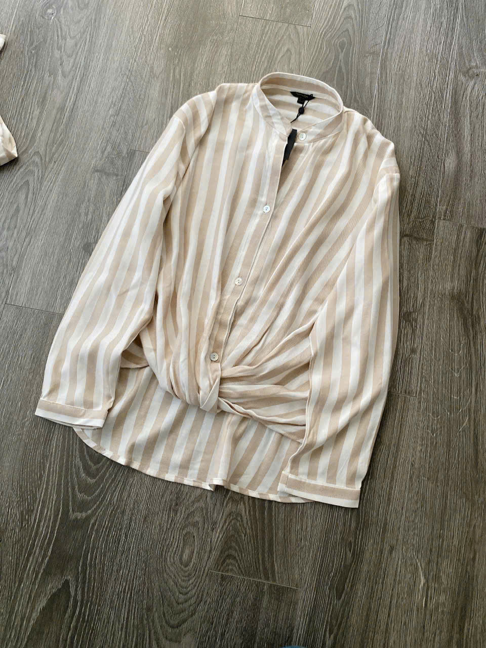 Áo Sơ Mi Xoắn Gấu Massimo Duti