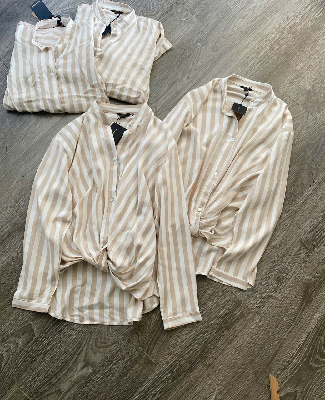 Áo Sơ Mi Xoắn Gấu Massimo Duti