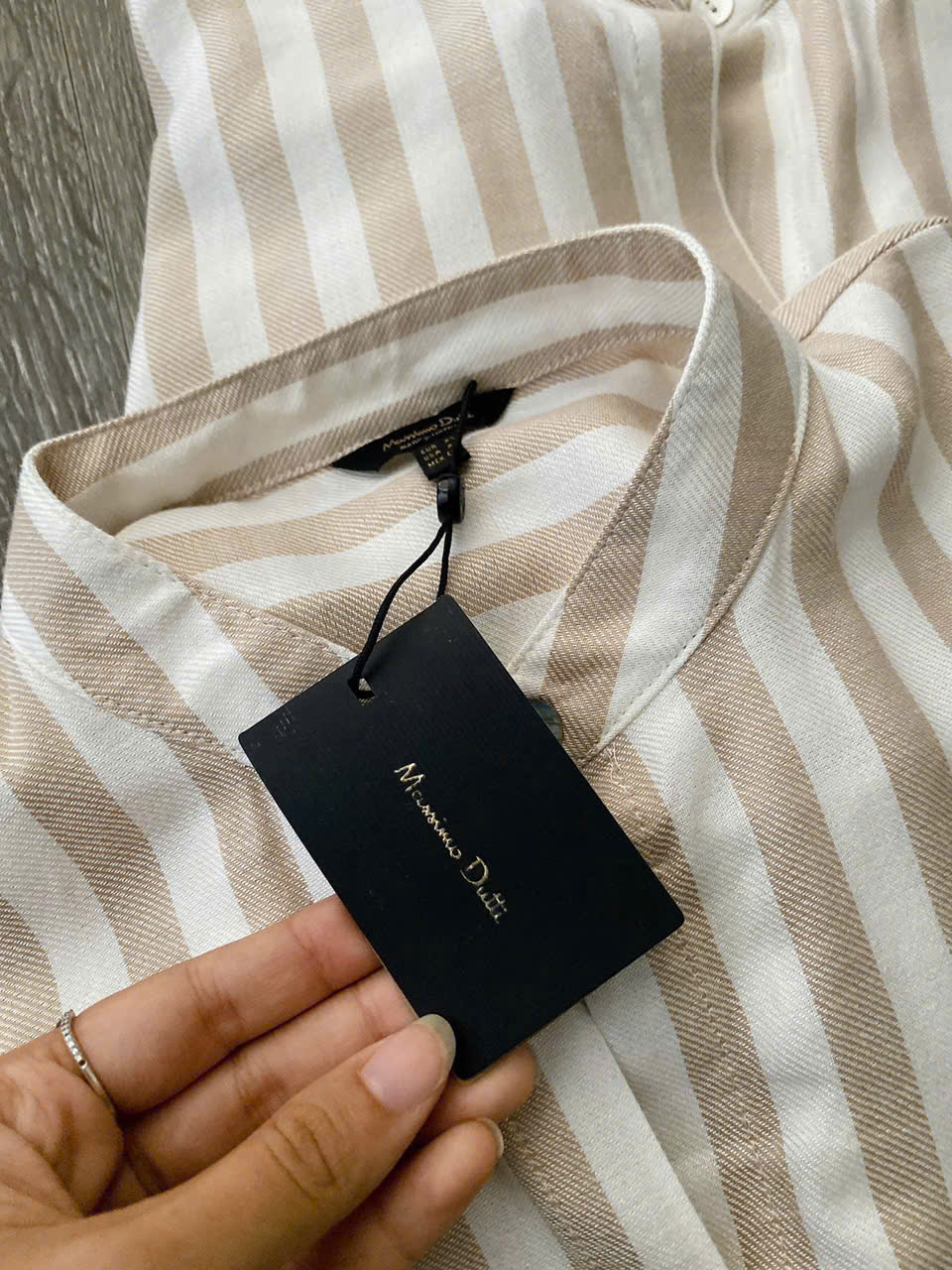 Áo Sơ Mi Xoắn Gấu Massimo Duti