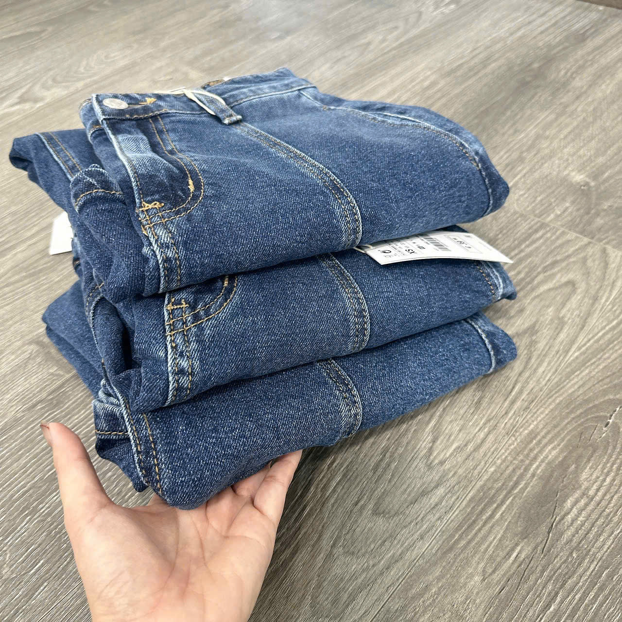 Chân Váy Jean Xanh Zara