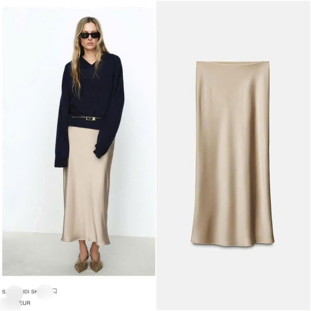 Chân Váy Lụa Zara