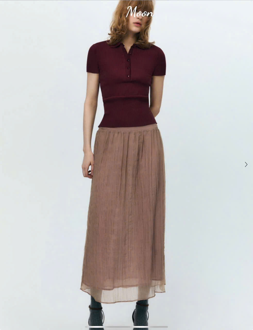 Áo Dệt Ngắn Tay Zara