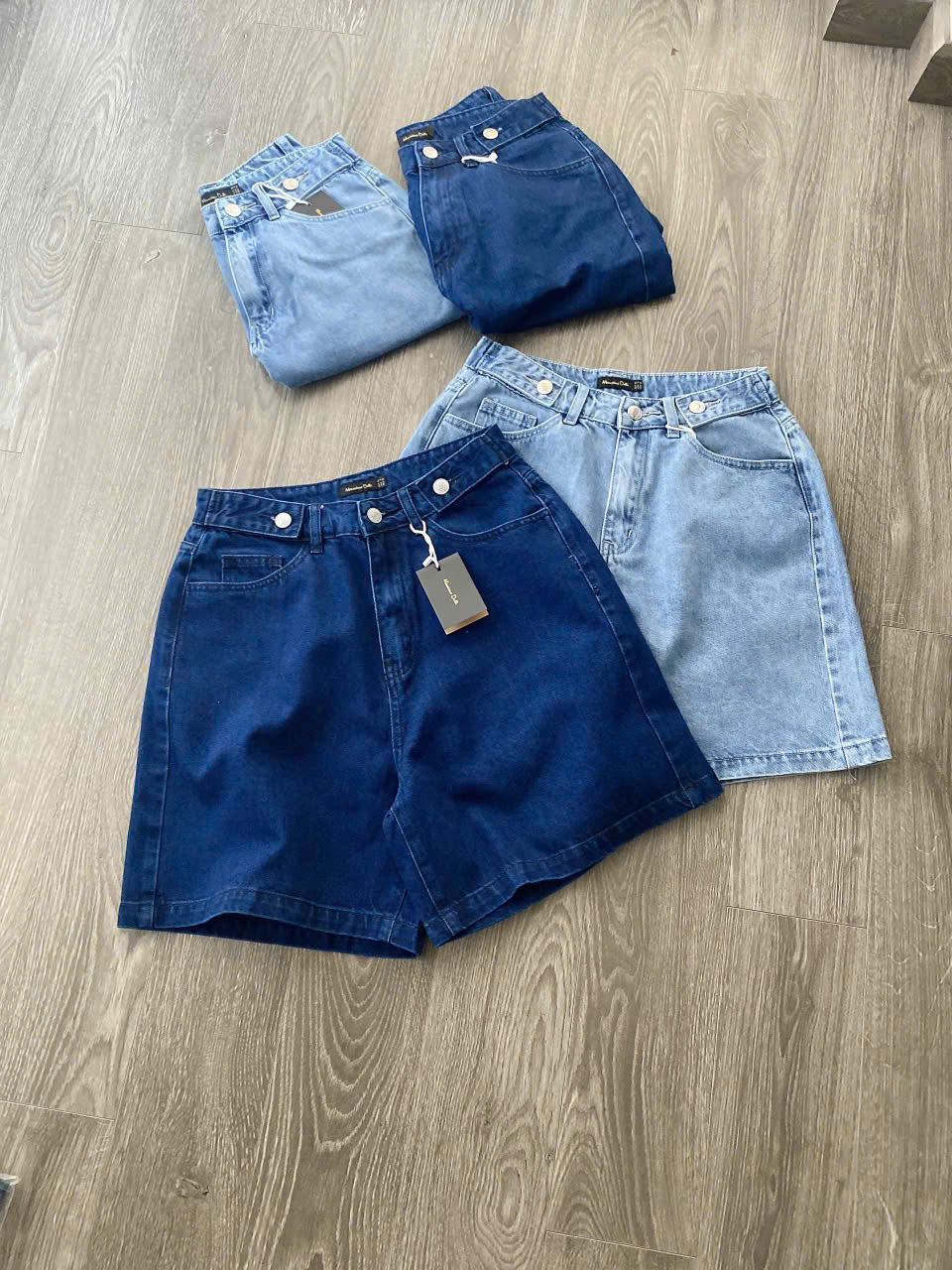 Quần Short Jean  Massimo Dutti