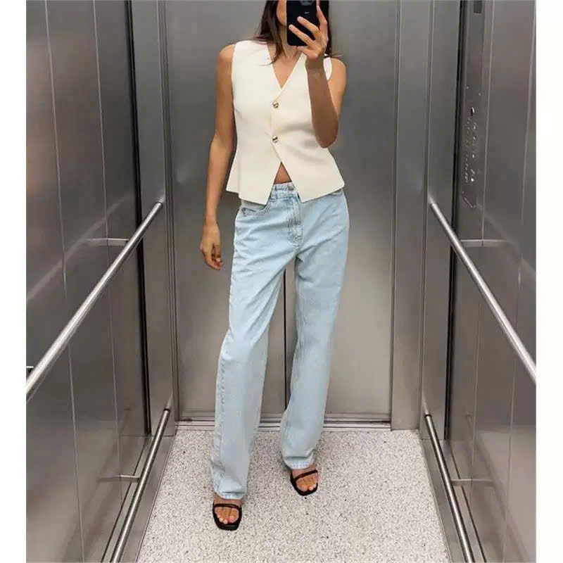 Áo Gile Dệt Kim Zara