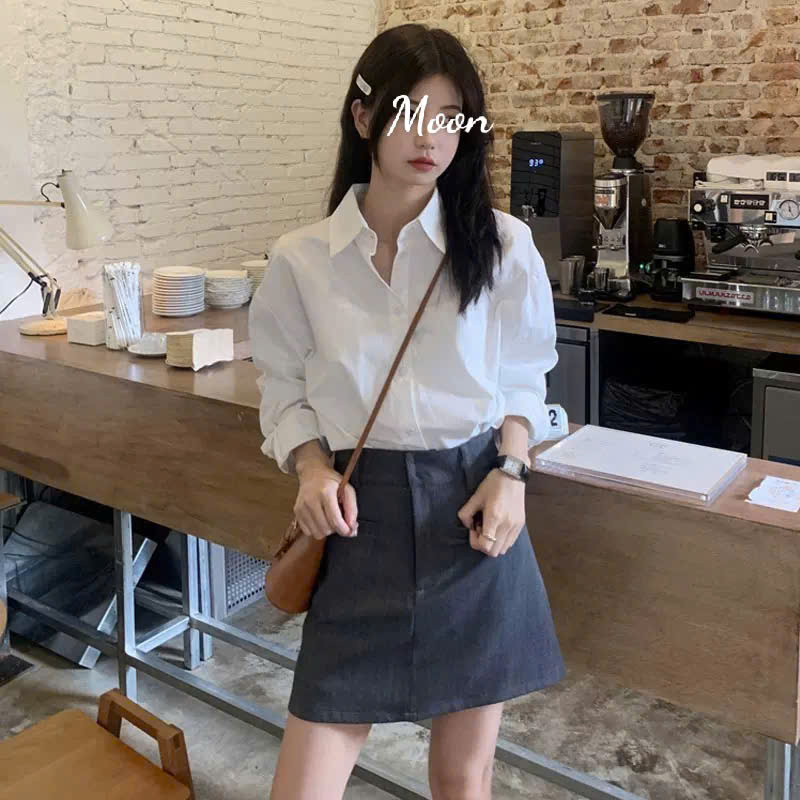 Áo Sơ Mi Trắng Mango