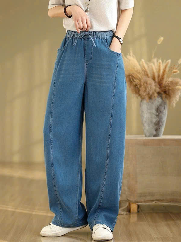 Quần Jean Denim Lưng Thun