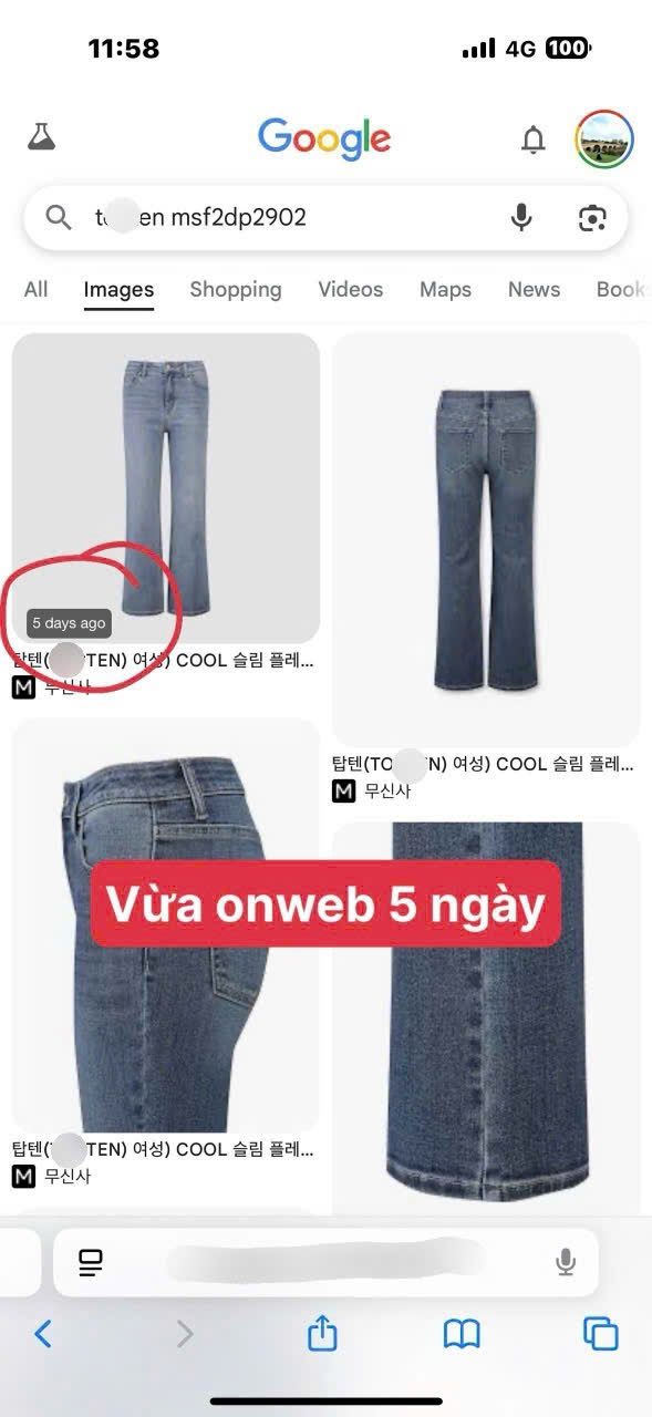 Quần Jeans Ống Loe Nhẹ Better Denim