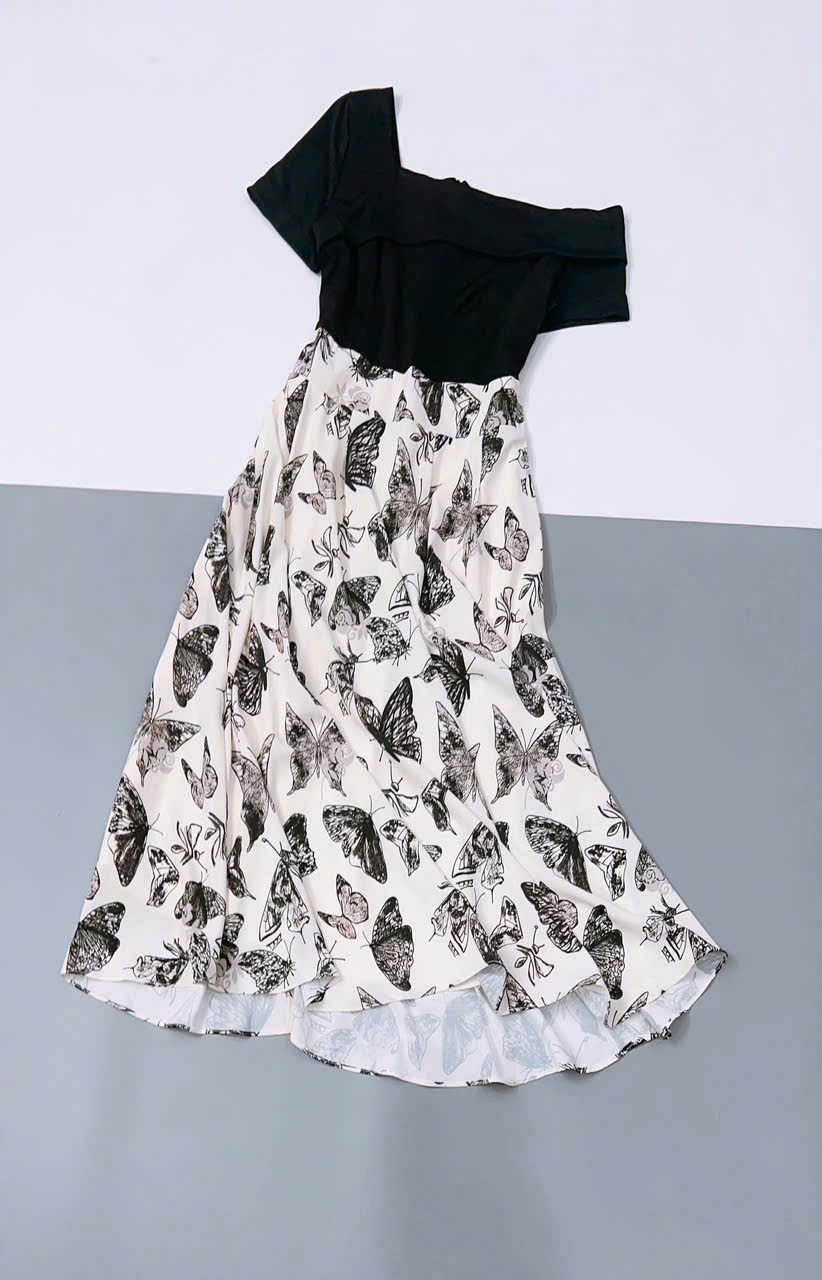 Đầm Lệch Vai Topshop