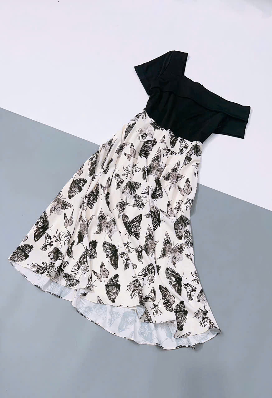 Đầm Lệch Vai Topshop