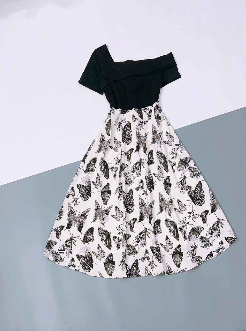 Đầm Lệch Vai Topshop