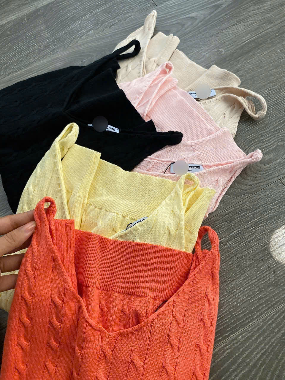 Áo Dệt Kim 2 Dây Tennie