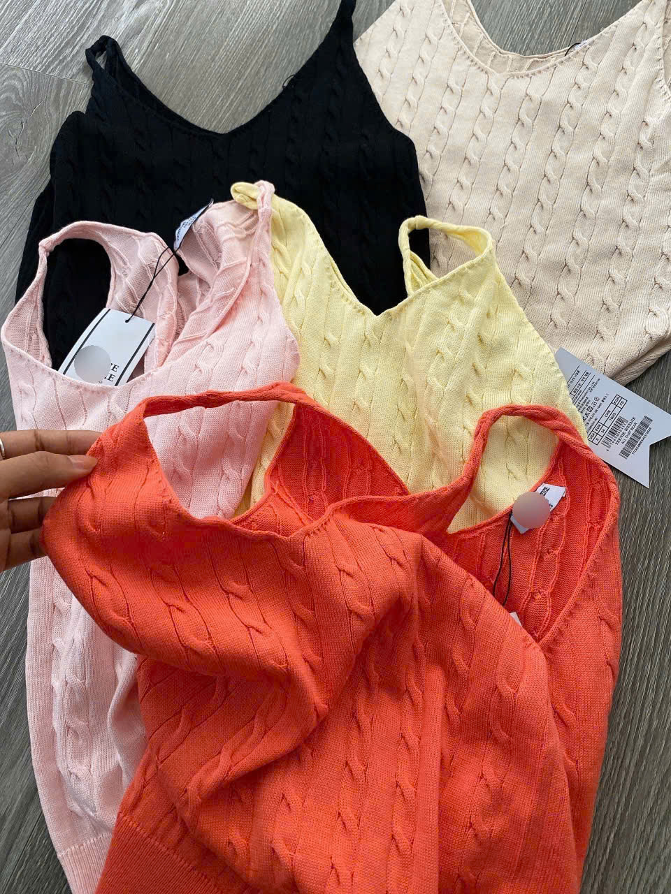 Áo Dệt Kim 2 Dây Tennie
