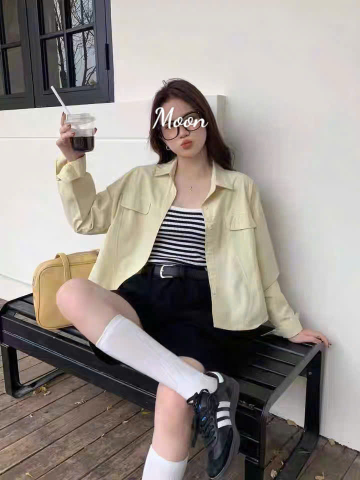 Áo Sơ Mi Túi Ngực Gip