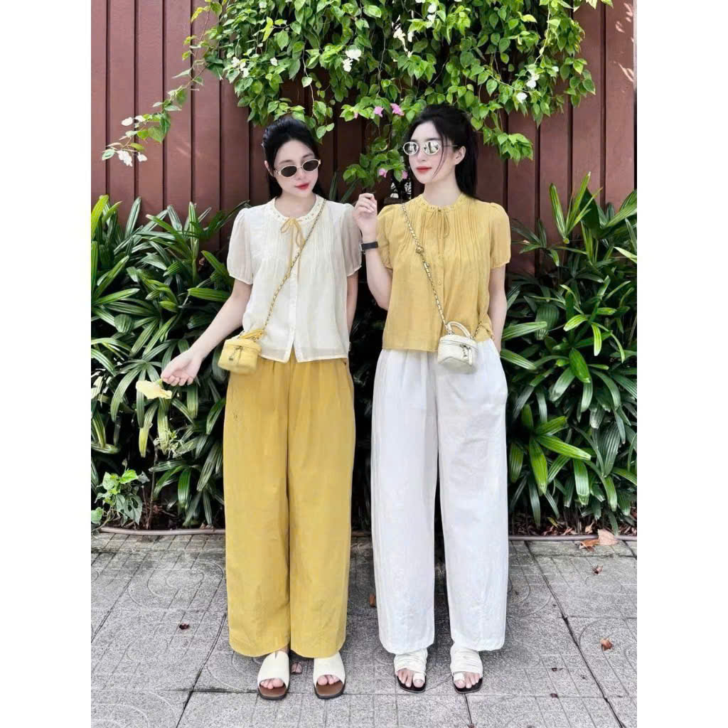 Sét Áo Tơ Và Quần