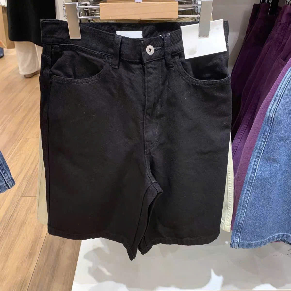 Quần Shorts Ngố Jean Mềm Uniqlo