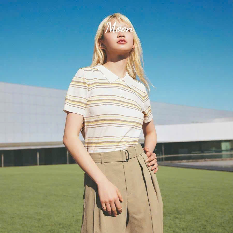 Áo Dệt Kim Kẻ Ngang Gu