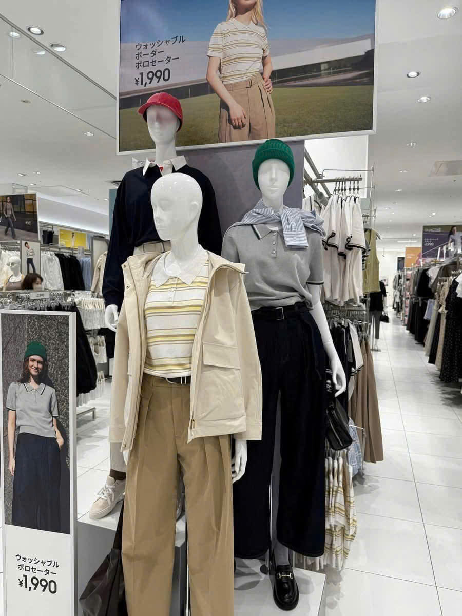 Áo Dệt Kim Kẻ Ngang Gu