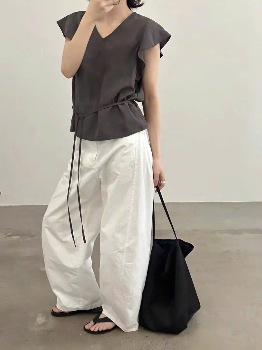 Quần Suông Trắng Uniqlo