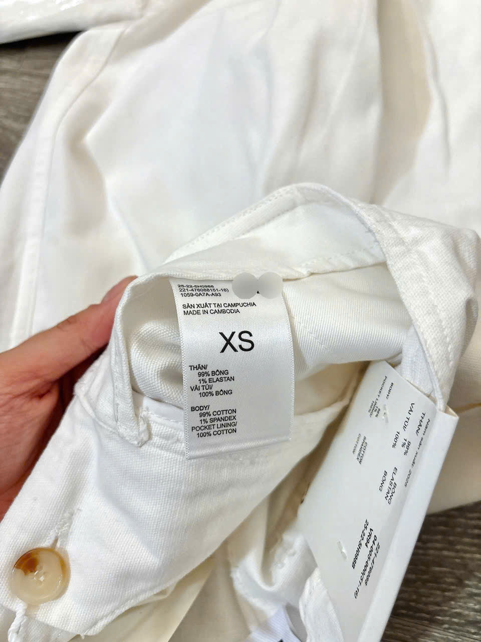Quần Suông Trắng Uniqlo