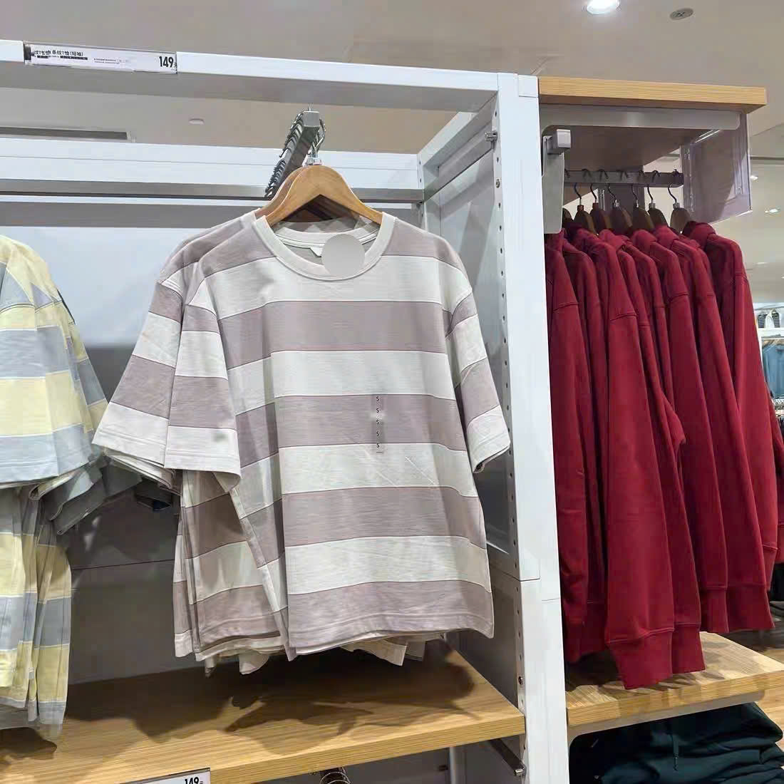 Áo Thun Kẻ Ngang Ngắn Tay Uniqlo