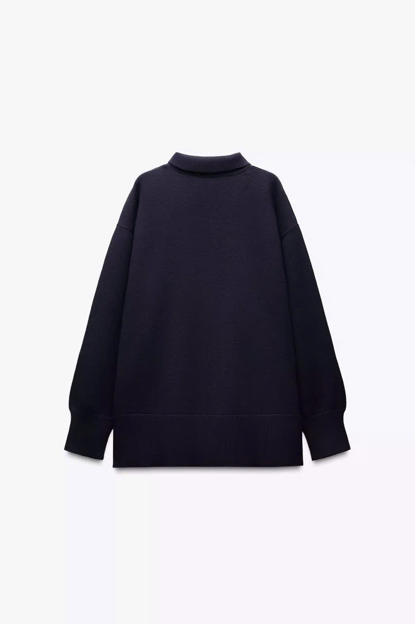 Áo Len Cổ Polo Zara